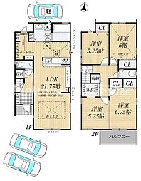 ブルーミングガーデン篠町馬堀広道 1号棟（新築一戸建）