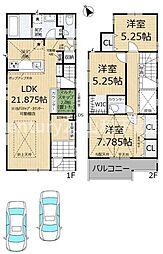 ブルーミングガーデン篠町篠観音芝 号棟（新築一戸建）