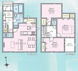 厚木市上落合　2号棟