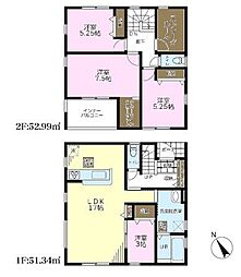 野田市なみき3丁目　6号棟　新築戸建て