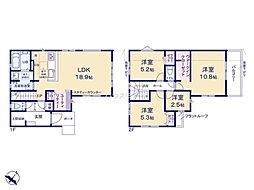 柏市戸張　1号棟　新築戸建て