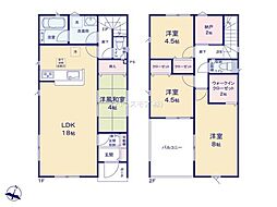 野田市山崎　2号棟　新築戸建