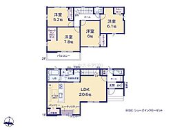 土浦市板谷4丁目　1号棟　新築戸建