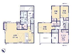 野田市山崎　1号棟　新築戸建