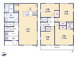 松戸市二ツ木　2号棟　新築戸建て