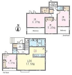 松戸市古ケ崎4丁目　D号棟　新築戸建て