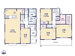 松戸市秋山　A号棟　新築戸建て