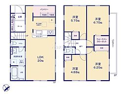 松戸市常盤平西窪町　2号棟　新築戸建