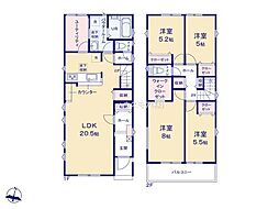 松戸市五香西1丁目　1号棟　新築戸建て