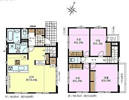 松戸市殿平賀　1号棟　新築戸建