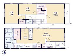 松戸市常盤平2丁目　1号棟　新築戸建て