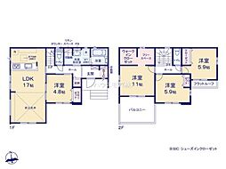 取手市西1丁目　新築戸建て