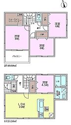 野田市木間ケ瀬　2号棟　新築戸建て