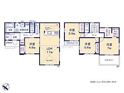 龍ケ崎市松葉一丁目　新築戸建て