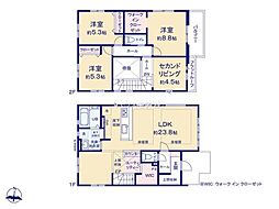 流山市西平井　1号棟　新築戸建て