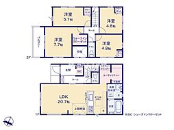 松戸市上本郷　1号棟　新築戸建