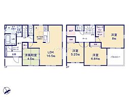 稲敷郡阿見町よしわら6丁目　3号棟　新築戸建