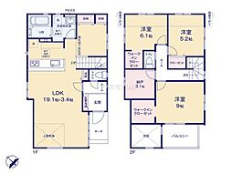 柏市松ケ崎　3号棟　新築戸建