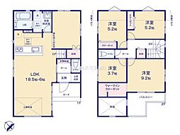 柏市松ケ崎　5号棟　新築戸建