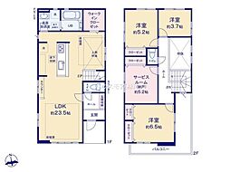 流山市流山8丁目　1号棟　新築戸建