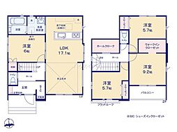 土浦市下高津一丁目　3号棟　新築戸建