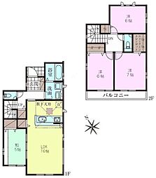 我孫子市船戸1丁目　2号棟　新築戸建て