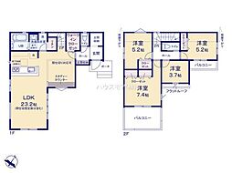 柏市増尾6丁目　1号棟　新築戸建