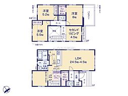 我孫子市船戸2丁目　2号棟　新築戸建