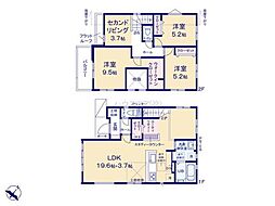 柏市戸張　3号棟　新築戸建て