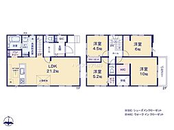 流山市三輪野山1丁目　2号棟　新築戸建て