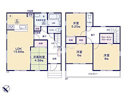 野田市中里　8号棟　新築戸建て