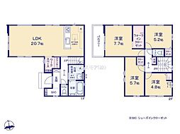 守谷市本町　2号棟　新築戸建て