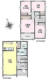 龍ケ崎市下町　3号棟　新築戸建て