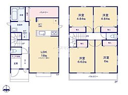 守谷市松前台1丁目　2号棟　新築戸建