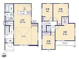 牛久市田宮2丁目　2号棟　新築戸建て