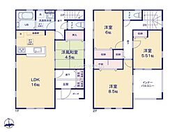 野田市谷津　4号棟　新築戸建て