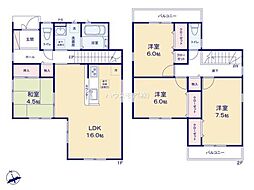 松戸市五香西3丁目　6号棟　新築戸建て