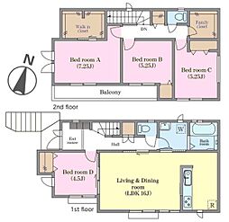 松戸市中和倉　1号棟　新築戸建