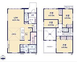 我孫子市船戸3丁目　2号棟　新築戸建