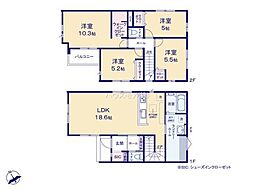 松戸市栗ケ沢 1号棟 新築戸建