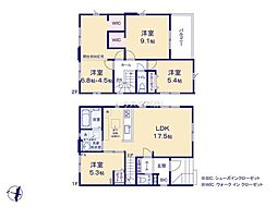 取手市ゆめみ野3丁目　新築戸建て