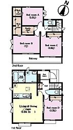 松戸市栗ケ沢　J号棟　新築戸建