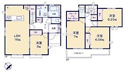 土浦市右籾　A号棟　新築戸建て