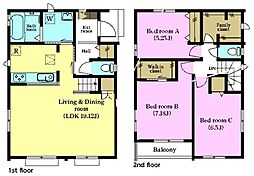 松戸市松飛台　B号棟　新築戸建