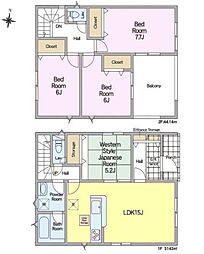 野田市尾崎　2号棟　新築戸建
