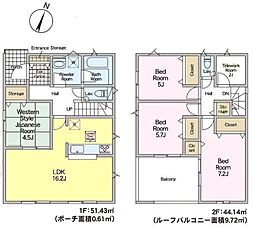 我孫子市中峠　2号棟　新築戸建