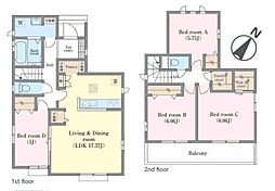 柏市高田　A号棟　新築戸建
