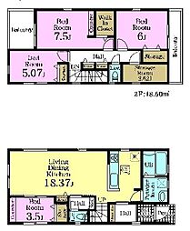 野田市山崎　2号棟　新築戸建