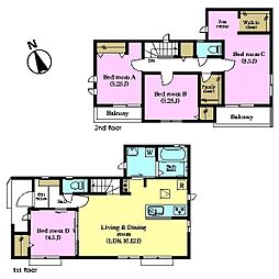 松戸市古ケ崎　B号棟　新築戸建