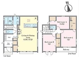 松戸市新松戸南2丁目　A号棟　新築戸建て